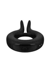 Черное эрекционное кольцо Marry Me Rechargeable Vibrating Cockring - Adrien Lastic - в Коломне купить с доставкой