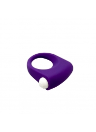Фиолетовое эрекционное кольцо Puggle Vibrating Ring with Bullet - Adrien Lastic - в Коломне купить с доставкой