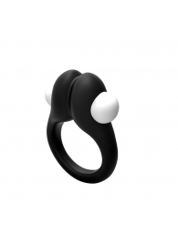 Черное эрекционное кольцо Zippy Vibrating Ring With Bullet - Adrien Lastic - в Коломне купить с доставкой