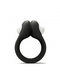 Черное эрекционное кольцо Zippy Vibrating Ring With Bullet - Adrien Lastic - в Коломне купить с доставкой