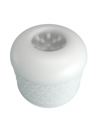 Белый сквозной мастурбатор Crystle - Baile - в Коломне купить с доставкой