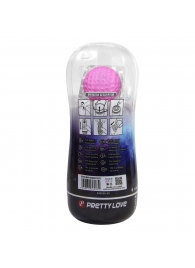 Прозрачный мастурбатор с подвижным шариком - Baile - в Коломне купить с доставкой