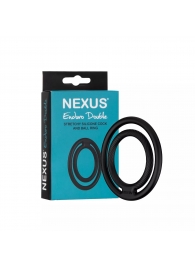Черное двойное эрекционное кольцо Nexus Enduro Double - Nexus Range - в Коломне купить с доставкой