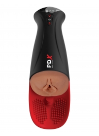 Мастурбатор-вагина в колбе с вибрацией Fuck-O-Matic Pro XL - Pipedream - в Коломне купить с доставкой