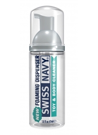 Очищающая пенка для игрушек и тела Toy   Body Cleaner Foamer - 47 мл. - Swiss navy - купить с доставкой в Коломне