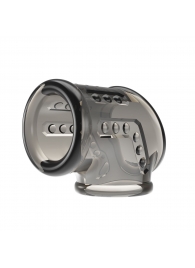 Дымчатая насадка на пенис и мошонку - Baile - в Коломне купить с доставкой