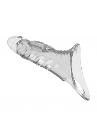 Прозрачная насадка на пенис - 22 см. - Baile - в Коломне купить с доставкой