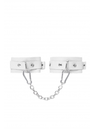 Белые мини-оковы со скруглёнными углами - Pecado - купить с доставкой в Коломне