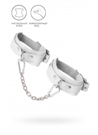 Белые мини-оковы со скруглёнными углами - Pecado - купить с доставкой в Коломне