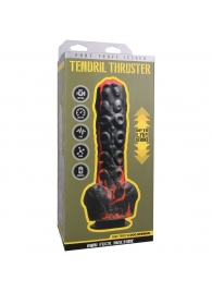 Черно-красная мини-машина на присоске Tendril Thruster - 21,6 см. - Doc Johnson - купить с доставкой в Коломне