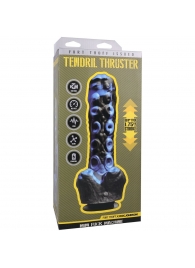 Черно-синяя мини-машина на присоске Tendril Thruster - 21,6 см. - Doc Johnson - купить с доставкой в Коломне