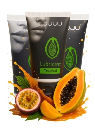 Набор из 3 съедобных лубрикантов JUJU со вкусом тропических фруктов - JuJu - купить с доставкой в Коломне