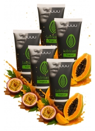 Набор из 5 съедобных лубрикантов JUJU со вкусом тропических фруктов - JuJu - купить с доставкой в Коломне