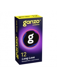 Презервативы с анестетиком для продления удовольствия Ganzo Long Love - 12 шт. - Ganzo - купить с доставкой в Коломне