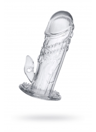 Прозрачная насадка на пенис Uco - 13 см. - A-toys - в Коломне купить с доставкой