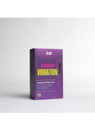 Стимулирующий гель с эффектом вибрации Blackberry Vibration - 15 мл. - INTT - купить с доставкой в Коломне