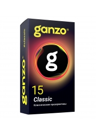 Классические презервативы с обильной смазкой Ganzo Classic - 15 шт. - Ganzo - купить с доставкой в Коломне