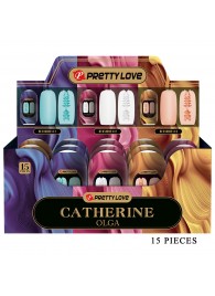 Набор из 15 мастурбаторов Catherine Olga - Baile - в Коломне купить с доставкой
