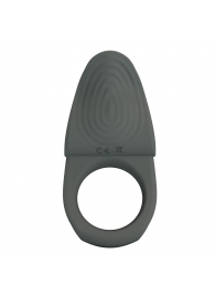 Серое эрекционное кольцо с вибростимуляцией клитора Alto - Baile - в Коломне купить с доставкой