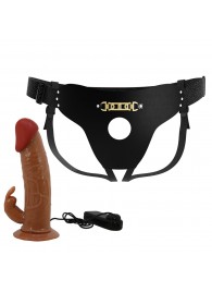 Мужской полый страпон с вибрацией Marion - Baile - купить с доставкой в Коломне