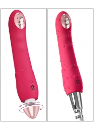 Малиновая насадка на душ с вибрацией Showers to orgasm - 20,1 см. - Orion - купить с доставкой в Коломне