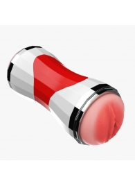 Двусторонний мастурбатор в колбе Power Grip Cup - вагина и ротик - Boys of Toys - в Коломне купить с доставкой