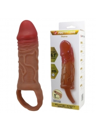 Реалистичная насадка на член Peirre - 15,5 см. - Baile - в Коломне купить с доставкой