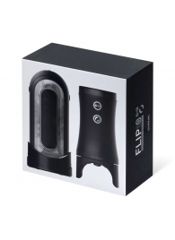 Набор Tenga Flip Zero Electronic Vibrotation: мастурбатор с вибрацией и устройство вращения - Tenga - в Коломне купить с доставкой