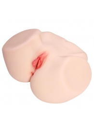Мастурбатор-полуторс с двойным слоем материала и вибрацией Jenny Onahole Real Vagina - KOKOS - в Коломне купить с доставкой