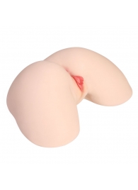 Мастурбатор-полуторс с двойным слоем материала и вибрацией Jenny Onahole Real Hips - KOKOS - в Коломне купить с доставкой