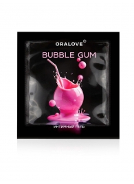 Саше съедобной оральной смазки OraLove с ароматом бабл-гам - 3 гр. - Биоритм - купить с доставкой в Коломне