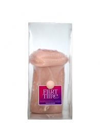 Телесный мастурбатор-вагина с фигурками на поверхности - LOVETOY (А-Полимер) - в Коломне купить с доставкой