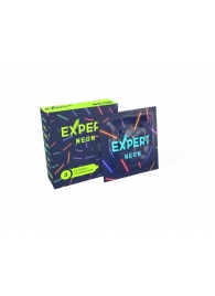 Светящиеся в темноте презервативы Expert Neon - 3 шт. - Expert - купить с доставкой в Коломне