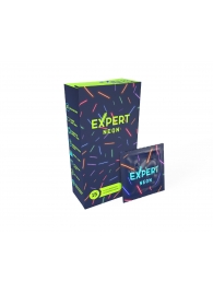Светящиеся в темноте презервативы Expert Neon - 15 шт. - Expert - купить с доставкой в Коломне