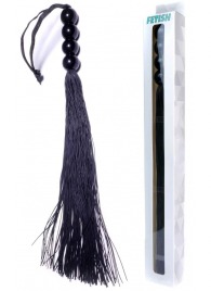 Черная силиконовая плеть - 37 см. - Boys of Toys - купить с доставкой в Коломне