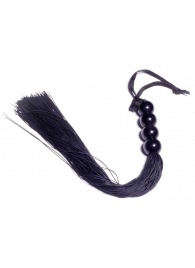 Черная силиконовая плеть - 37 см. - Boys of Toys - купить с доставкой в Коломне