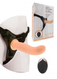 Женский вибрострапон со съемной насадкой и пультом ДУ - Erokay - купить с доставкой в Коломне