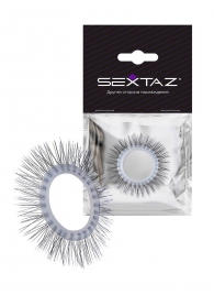 Круглое эрекционное кольцо с «ресничками» - Sextaz - в Коломне купить с доставкой