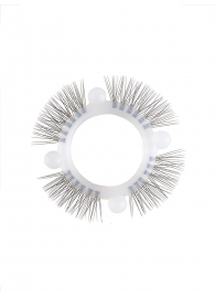 Эластичное кольцо с «ресничками» и 4 шариками - Sextaz - в Коломне купить с доставкой