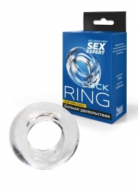 Прозрачное эрекционное кольцо-бублик - Sex Expert - в Коломне купить с доставкой