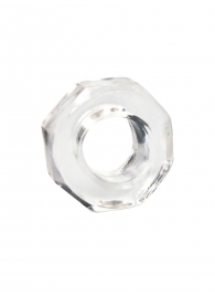 Прозрачное эрекционное кольцо в форме гайки - Sex Expert - в Коломне купить с доставкой