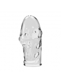 Прозрачная насадка на пенис Booker - 8 см. - Baile - в Коломне купить с доставкой