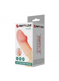 Телесная насадка на пенис Huel - 9 см. - Baile - в Коломне купить с доставкой