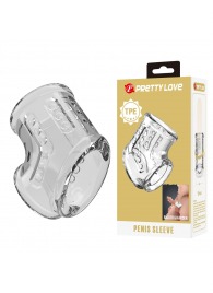 Прозрачная насадка на пенис и мошонку - Baile - в Коломне купить с доставкой