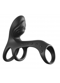 Черная насадка на пенис Ultimate Couples Cage Pro - Pipedream - в Коломне купить с доставкой