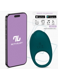 Зеленое интерактивное виброкольцо Ringo - Intoyou - в Коломне купить с доставкой