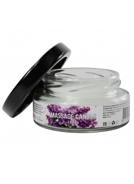 Массажная свеча «Сирень» - 50 мл. - SGAN - купить с доставкой в Коломне