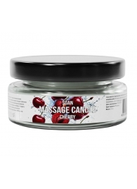 Массажная свеча «Спелая вишня» - 50 мл. - SGAN - купить с доставкой в Коломне