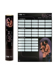 Плакат для двоих со скретч-слоем «БДСМ» - Сима-Ленд - купить с доставкой в Коломне