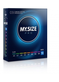 Презервативы MY.SIZE размер 72 - 3 шт. - My.Size - купить с доставкой в Коломне